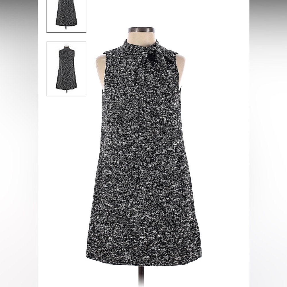 Slate and Willow tweed black and white shift dress